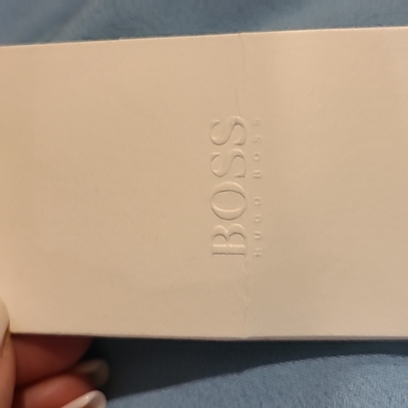 Kimono Sleeve Dress In Crepe/Satin trim - Lt.Blue Sold Out HUGO BOSS Size US 8 - Picture 9 of 14